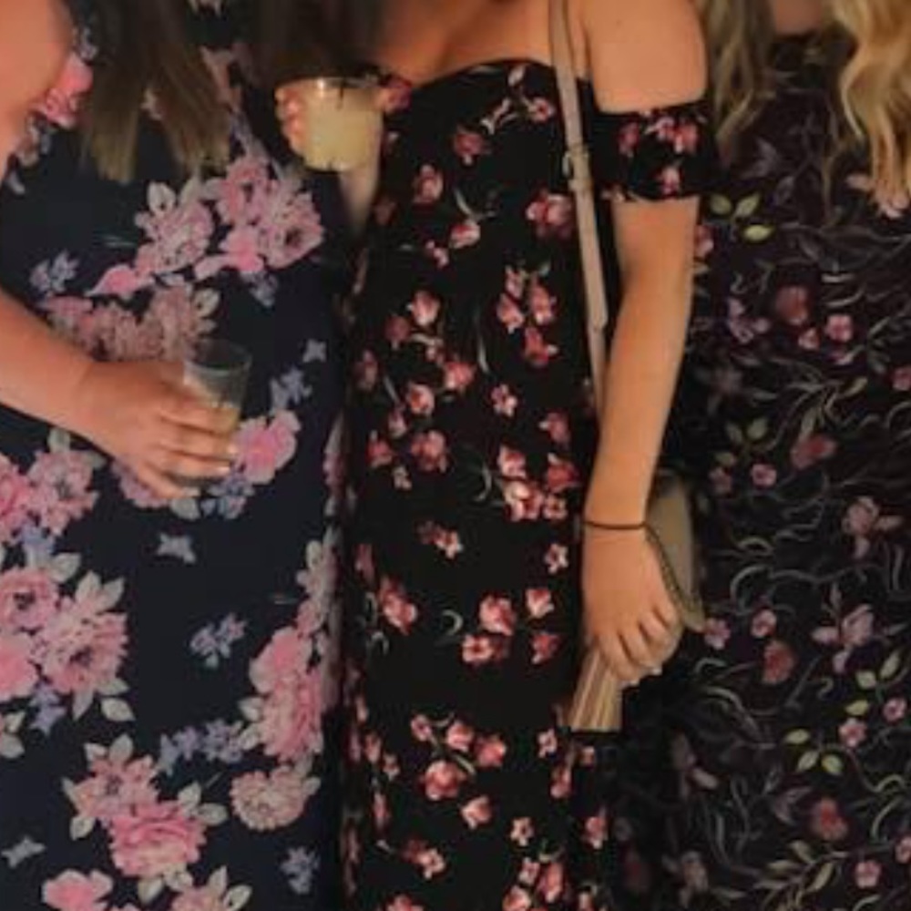 Lulus floral maxi dress